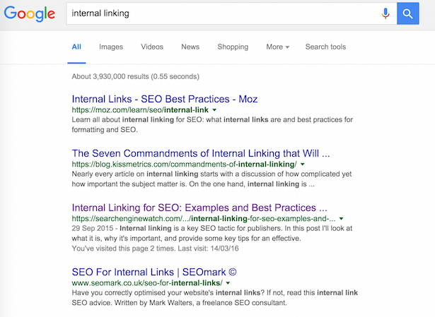 page titles google